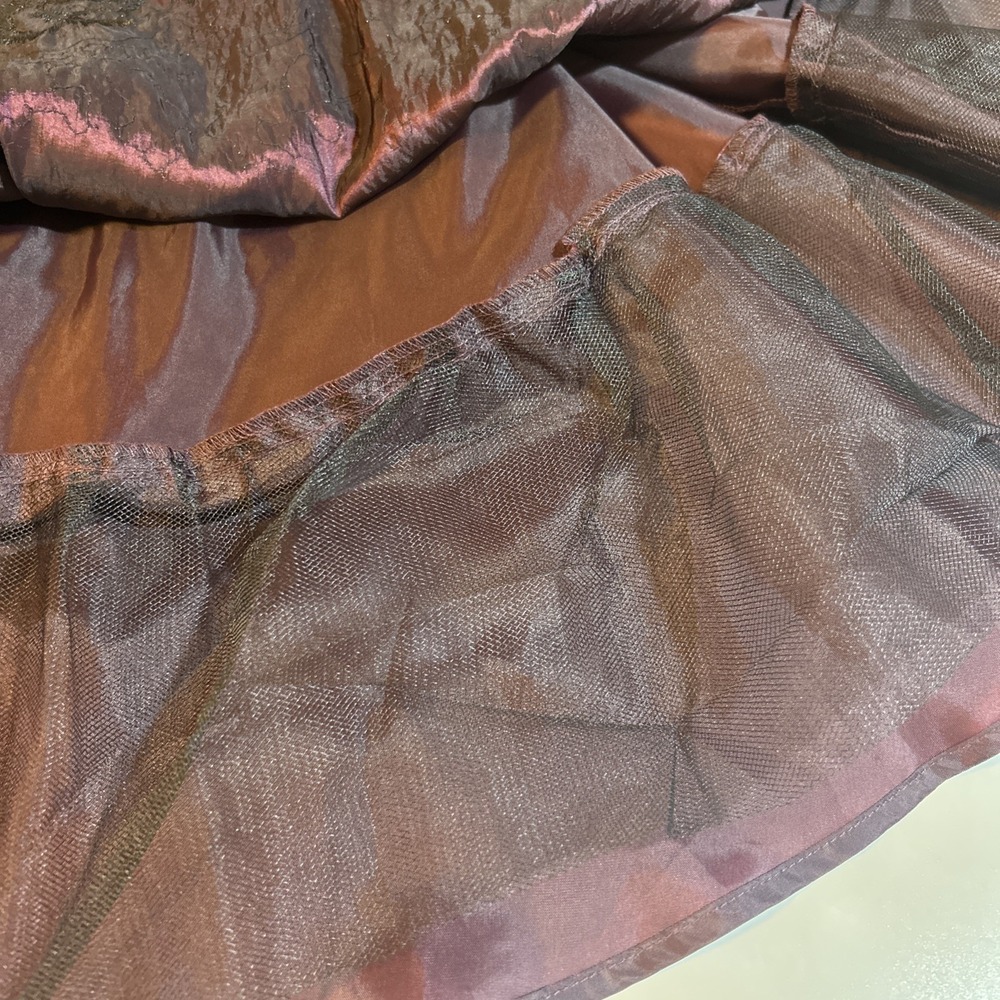 SL Fashions ~ Eggplant Purple V-Neck Pleated Fit & Flare Party Dress 8P NEW $128 - Picture 7 of 12